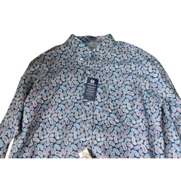 Cinch Size XXL Men's Paisely Western Style Button Down Shirt NWT$59 - Picture 2 of 3